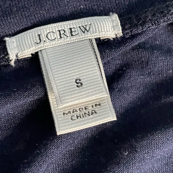 J. Crew Small Womens Tank Top Blue Flower Crochet Scoop Neck Preppy Shell A30 - Picture 5 of 7